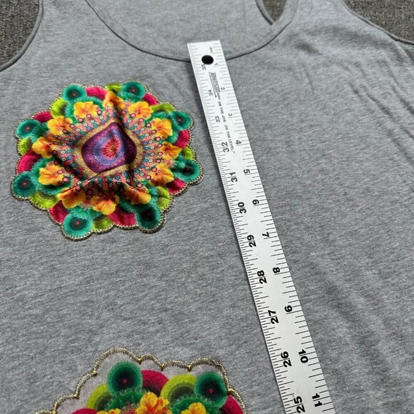 Desigual Cotton Geometric Colorful Rainbow Mini Dress Estimated Size Small - Picture 6 of 7